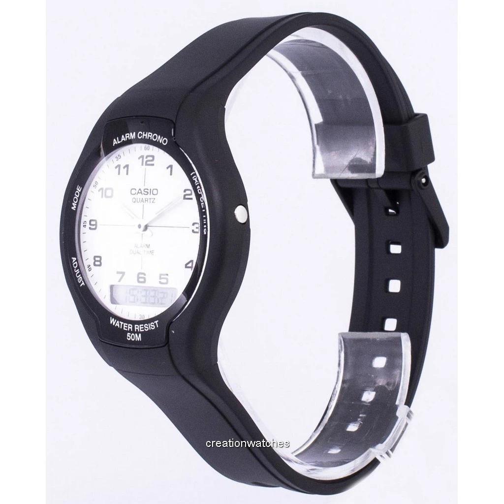 Casio Analog Digital Dual Time AW-90H-7BVDF AW90H-7BVDF Мужские часы