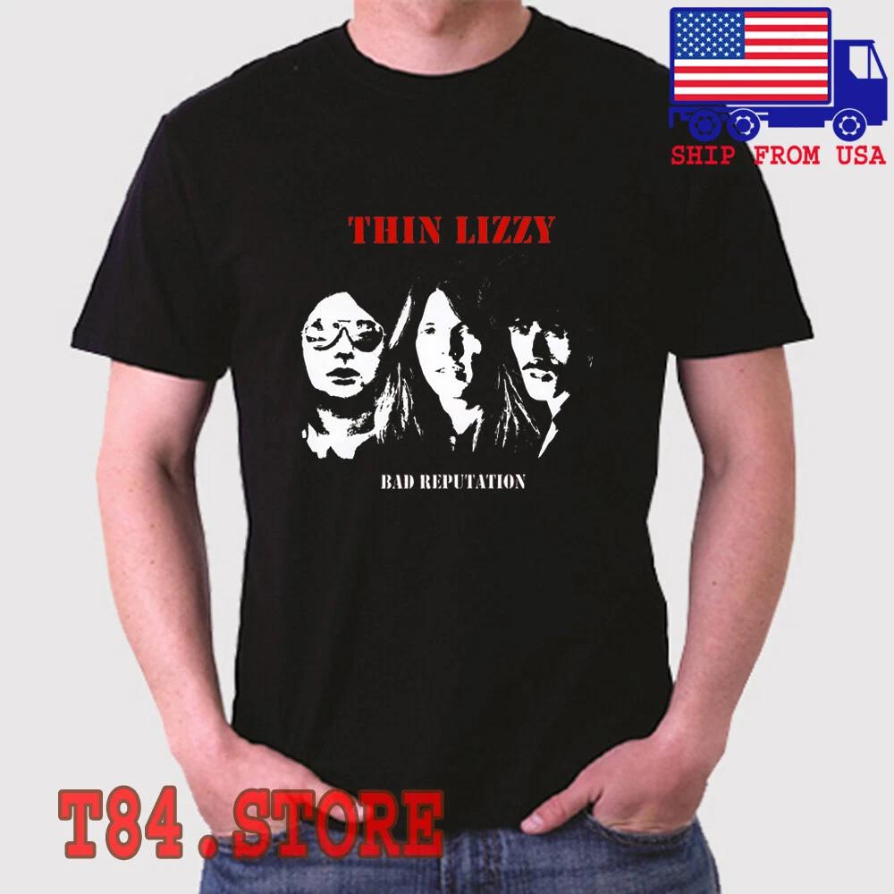 THIN LIZZY Bad Reputation Мужская Черная Размер от S до 5XL