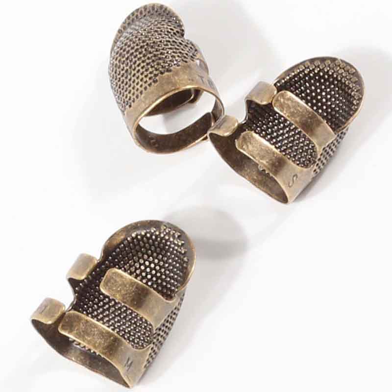 Аксессуары для рукоделия, наперсток для иглы, ретро-регулируемый протектор для пальцев, наперсток, швейные инструменты