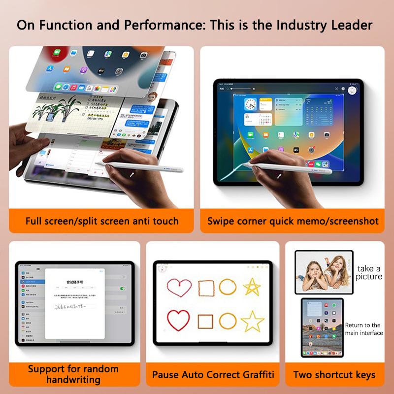 YurKem Магнитный стилус с беспроводной зарядкой для Apple Ipad Touch Pen Bluetooth Быстрая зарядка Карандаш Anti-Touch Tablet Pen