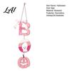 Halloween Gift for Home Decor Pink BOO Wooden Sign Cute Ghost Spider Web Hanging Boo Decoration Door Wall Rustic Farmhouse Ornament Holiday