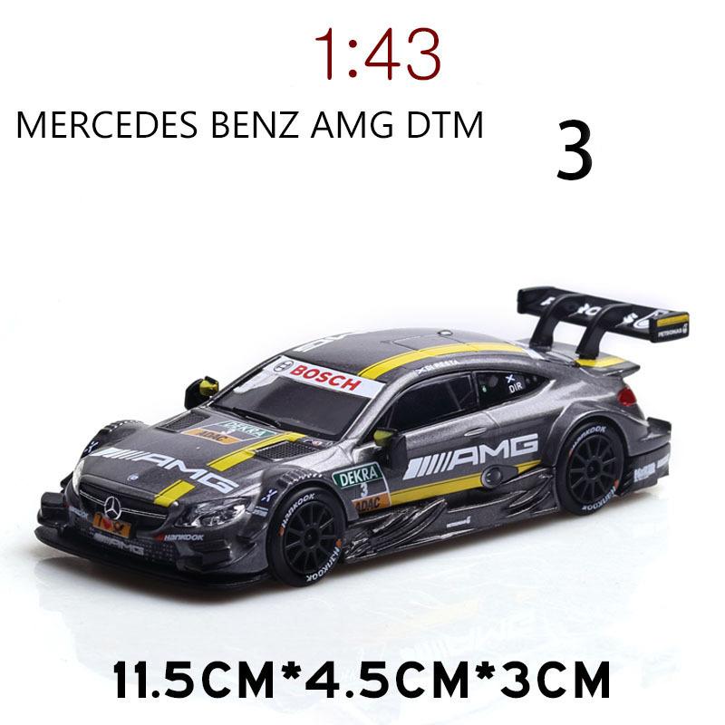 Масштаб 1/43 Benz AMG C63 DTM, литая под давлением модель автомобиля, игрушечный автомобиль с откатным механизмом для детей, коллекция подарков для мальчиков и девочек