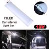 72 LED Interior Light Bar 12V-80V for Car/Van/RV/Truck - Bright White with Switch