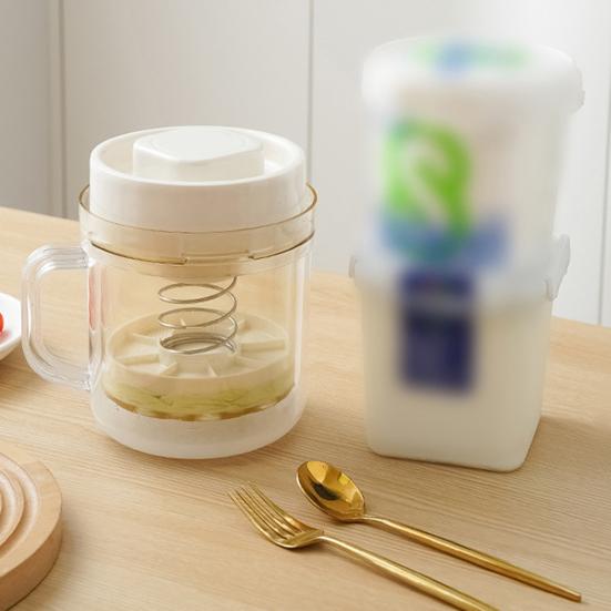 Ситечко для йогурта с крышкой, 1,1 л, греческая йогуртница с ультратонкой сеткой, не содержит бисфенол А, для домашнего приготовления густого сливочного греческого или кокосового йогурта