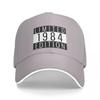 Ограниченная серия 1984 года 40-й день рождения Мерч Мужчины Женщины Тракерная кепка Регулируемая подарок на 40-й день рождения Универсальные кепки Кепка