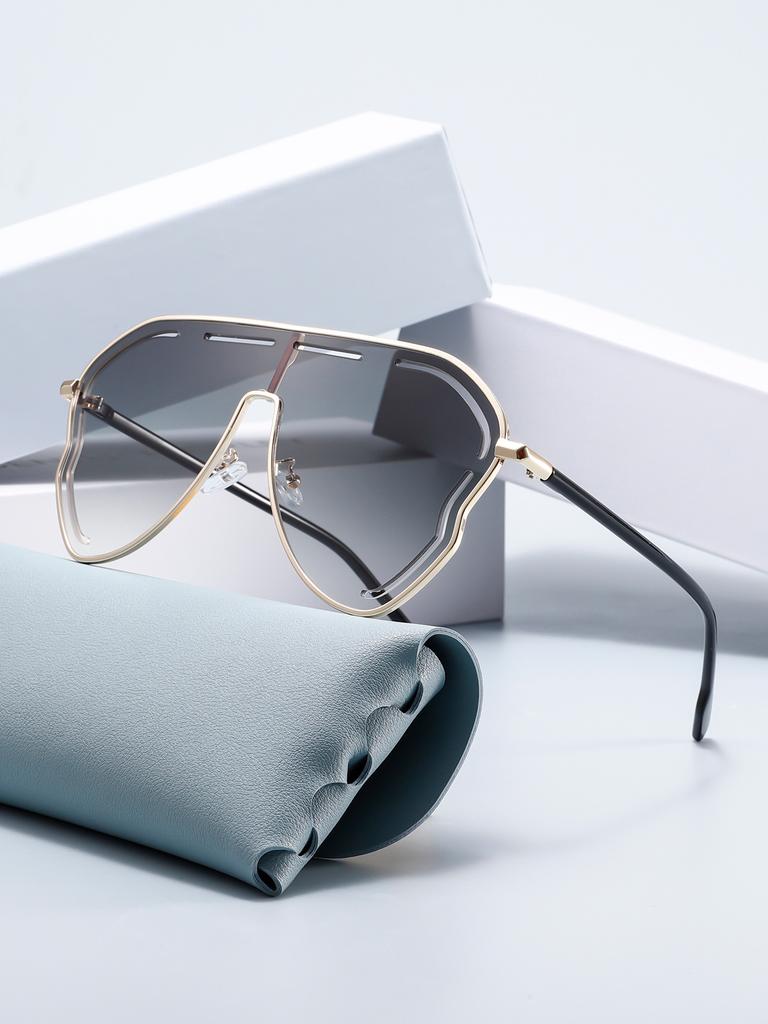 Цельные полые солнцезащитные очки Солнцезащитные очки Модные солнцезащитные очки для женщин