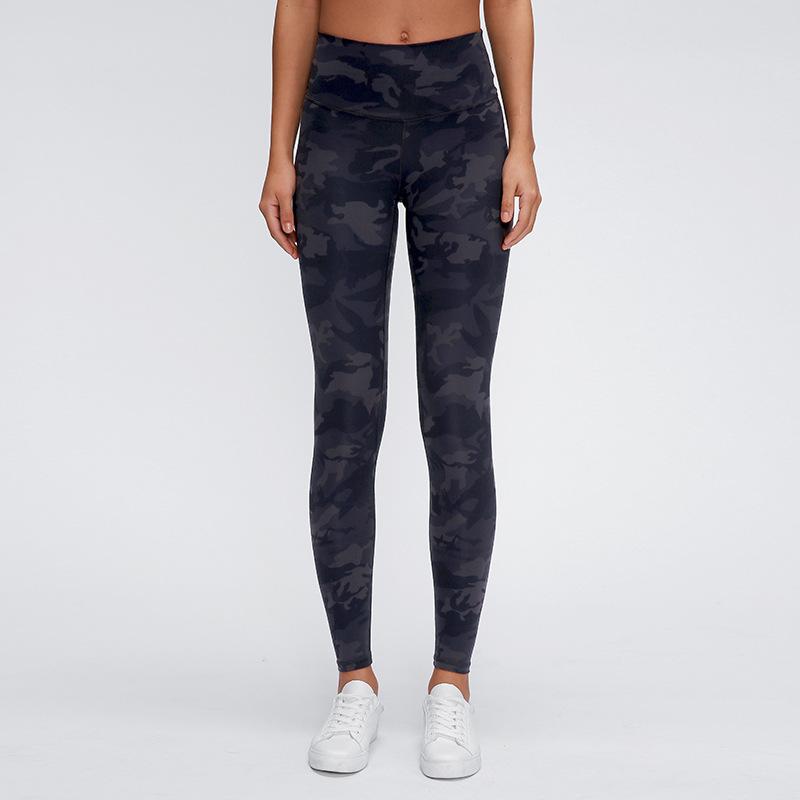 Новые нюдовые, приятные для кожи штаны для йоги для женщин с высокой талией, персиковые ягодицы, эластичные брюки для бега, занятий спортом и фитнес-центром