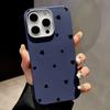 Для Magsafe Magnetic Black Love Hearts Матовый чехол для телефона iPhone 16 15 Pro 14 Plus 13 12 Pro Max 11 Противоударный мягкий TPU Тонкий кожаный текстурный чехол