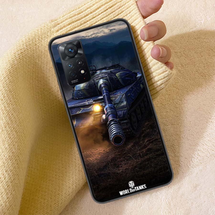 Игровой чехол для телефона World Of Tanks для Redmi 13C 14C Note 14 13 Pro Plus 5G 12 12C 10A 10C 10 9A 9C 9T 9 8 8A K70 Pro Чехол TPU Оболочка