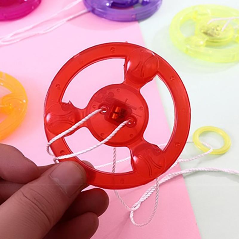 Flash Pull Line Led Маховик Свисток Креативные классические игрушки для детей Подарок