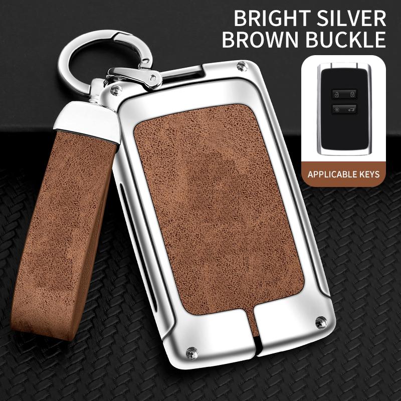 Металлический чехол для автомобильного ключа сумка для Renault Koleos Captur Megane Clio Scenic Talisman Kangoo Laguna Twingo Arkana для Dacia Sandero Card