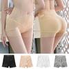 Tummy Control Lace Safety Pants Transparent Ladies Leggings Shorts Seamless Shorts  Women Girls