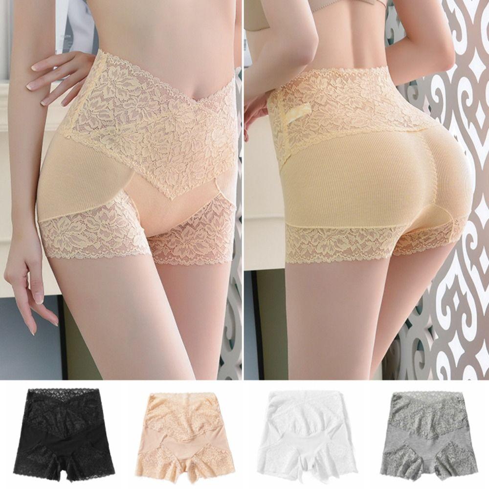 Tummy Control Lace Safety Pants Transparent Ladies Leggings Shorts Seamless Shorts Women Girls