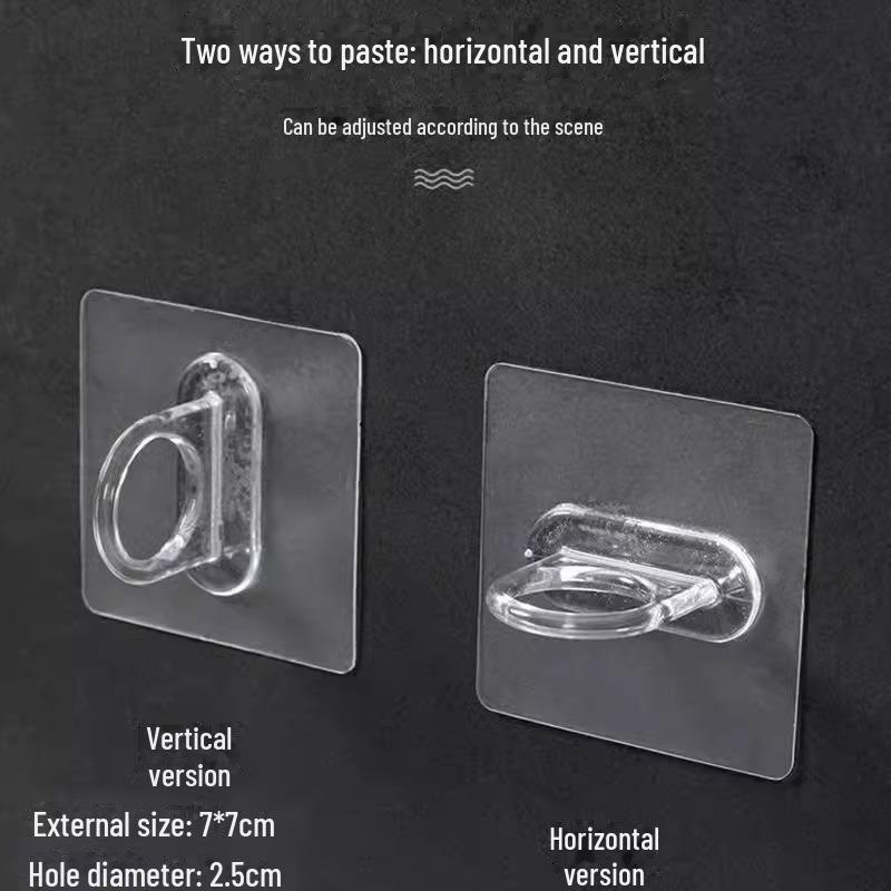 Multifunctional Punch-Free Bathroom Hook for Shampoo & Shower Gel