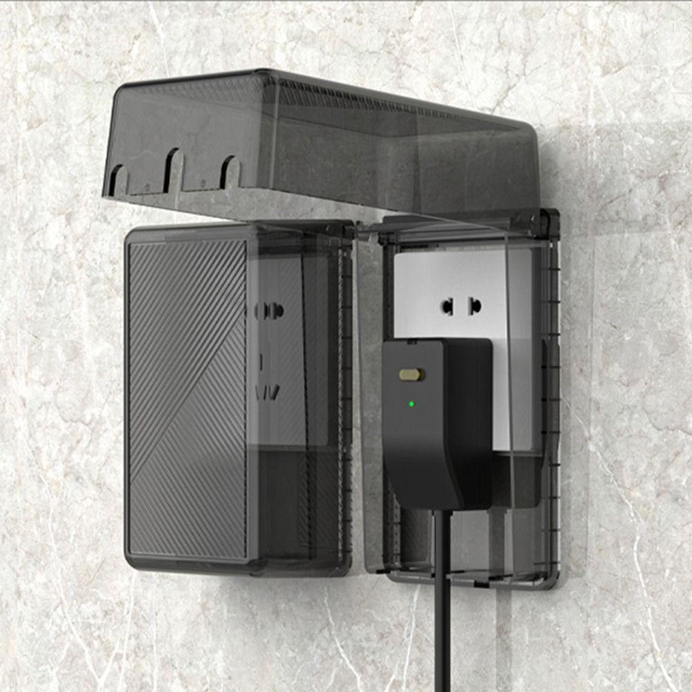 Прозрачная защитная крышка для выключателя, водонепроницаемая заглушка, водоудерживающая коробка, защита розетки для дома