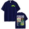 Rapper Feid Ferxxo Tour 2025 Tshirt Unisexs Women Clothing Fashion Hip Hop Tshirts Cotton Casual Oversized Short Sleeve T Shirts