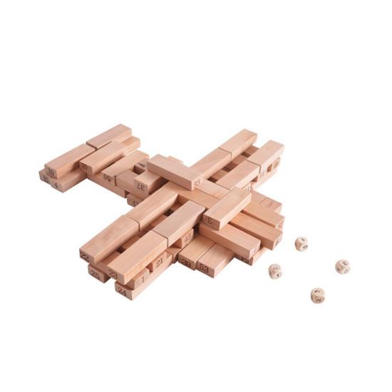 Flashy mall 54p mini Jenga число деревянная обучающая игра настольная игра, популярная корейская игра
