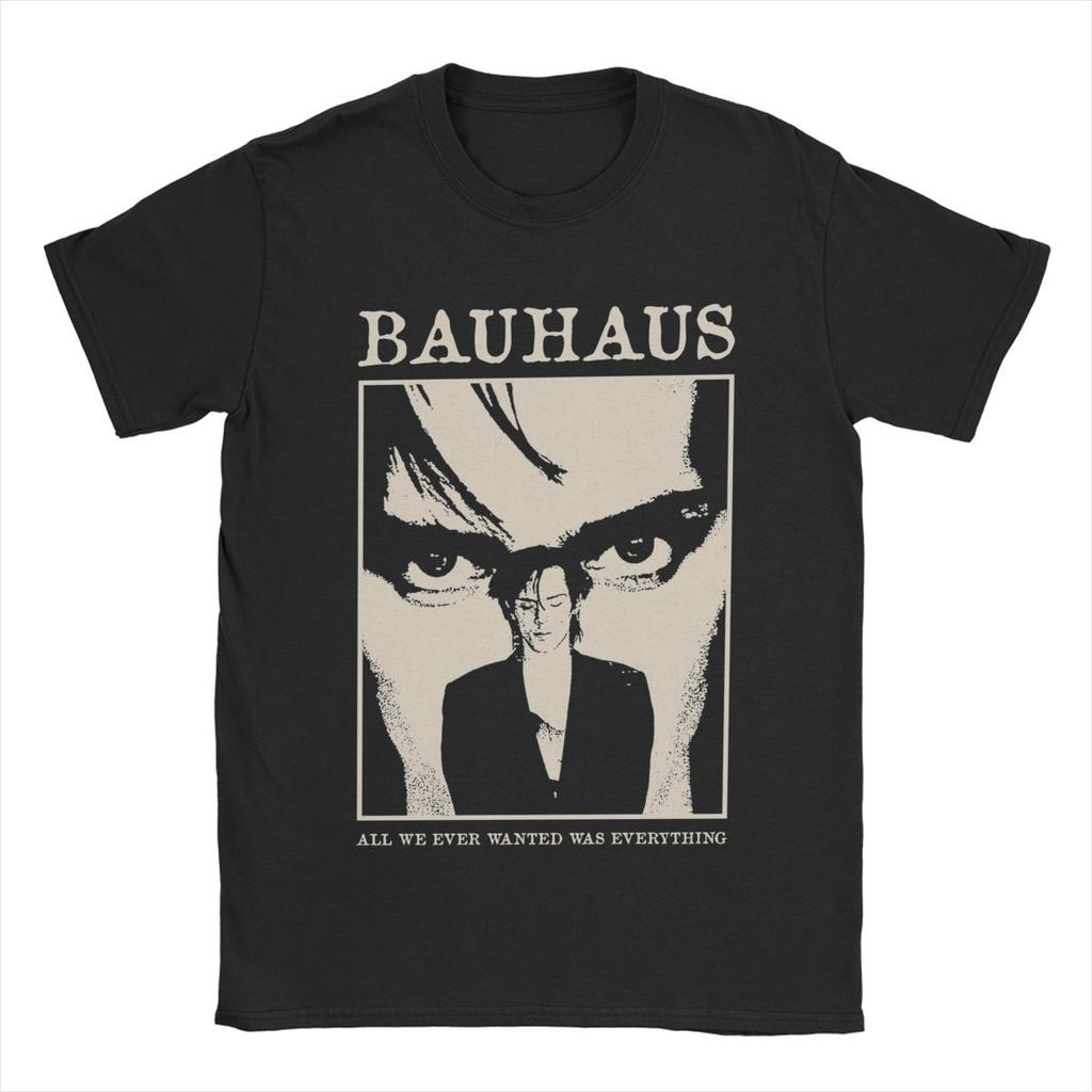 Мужские футболки Bauhaus, винтажные футболки с коротким рукавом и круглым вырезом, хлопковая одежда для подарка на день рождения
