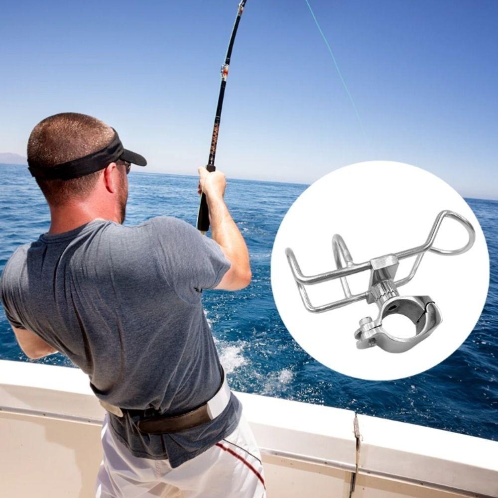 Portable Design Fishing Rod Holder Stainless Steel 316 Fish Pole Socket Support Boat Trolling