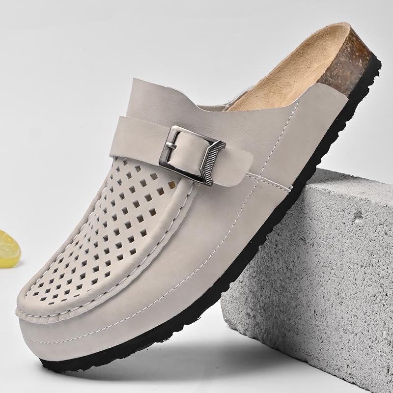 Горячая распродажа Дышащие Легкие Балетки Европа Америка Мужские Универсальные Уличные Шлепанцы Модная Мужская Пляжная Обувь