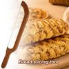Нож для нарезки хлеба с зубчатым лезвием, нож для бейглов из нержавеющей стали, нож для нарезки хлеба на закваске, портативный инструмент для нарезки хлеба с деревянной ручкой