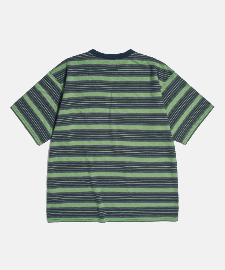 ESPIONAGE Vintage Border Pocket Tee Pistachio