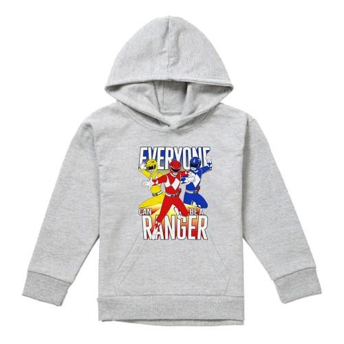 Power Rangers Childrens/Kids Everyone Can Be A Ranger Heather Pullover Hoodie