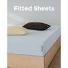 Cooling Yoga Bed Skirt Set Pure Color Fitted Sheet Replacement Soft Snowflake Velvet 150x200cm 180x200cm