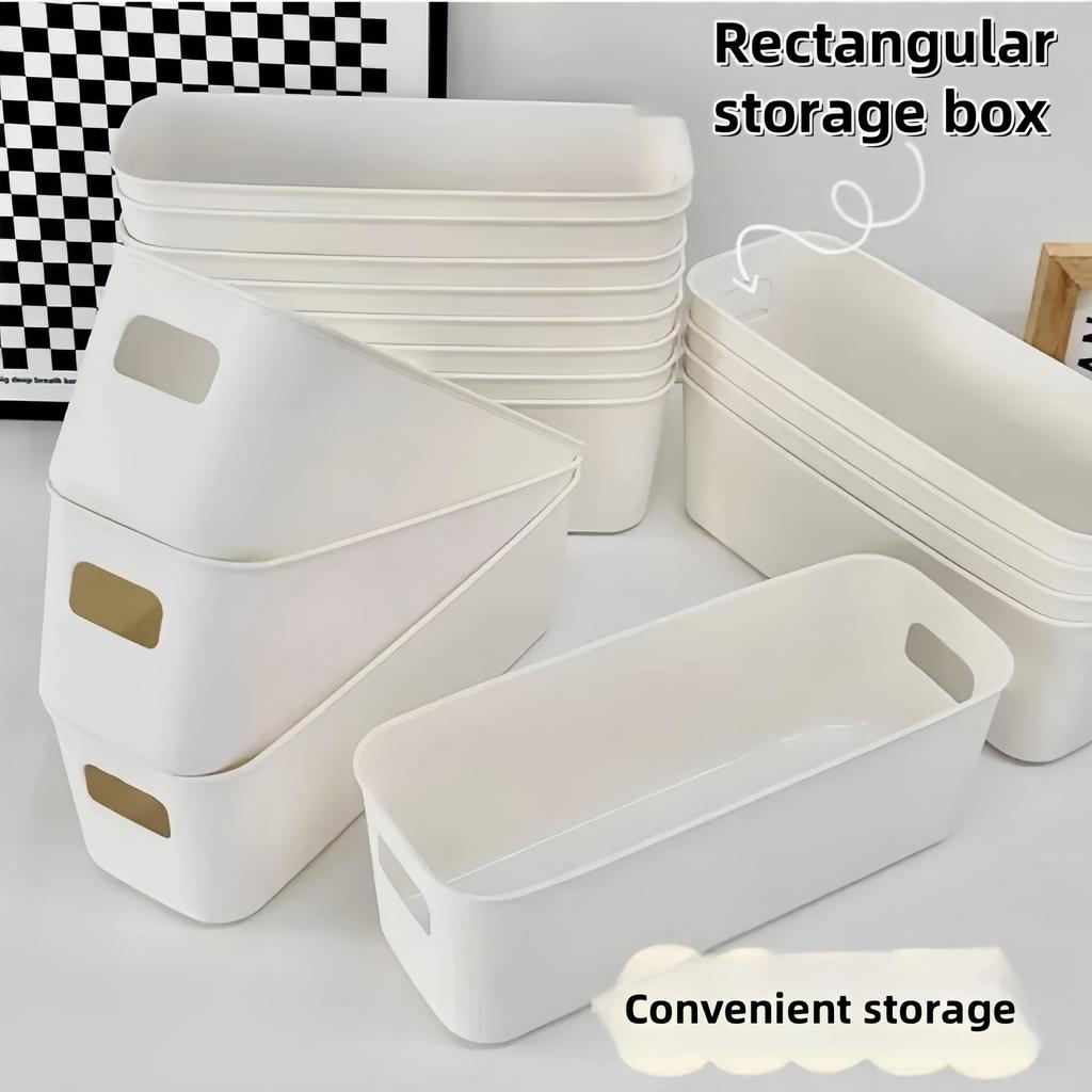 2 шт. корзина для хранения, студенческий настольный ящик для хранения закусок, пластиковый ящик для хранения косметики