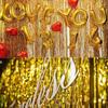 Colorful Foil Fringe Curtain Glitter Party Backdrop Supplies Tinsel Curtain  Baby Shower