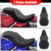 Черные мотоциклетные аксессуары для Harley Touring Electra Glide Classic 1997-2007 Передние водительские, задние пассажирские, двухместные подушки сиденья