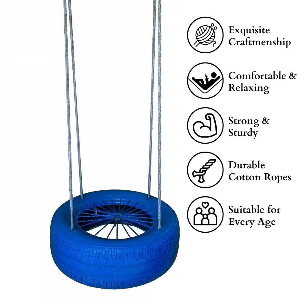 Tyre Swing for Adults and Kids/Tyre Swing for Garden/Tree Swing for Adults Outdoor/Uunjal for Home Adults
