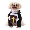 Halloween Pet Priest Costume: Funny Cosplay Outfit for Small Dogs & Cats