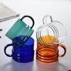 Creative Color Glass Thickened Heat-resistant Juice Cup Coffee Cup Water Cup