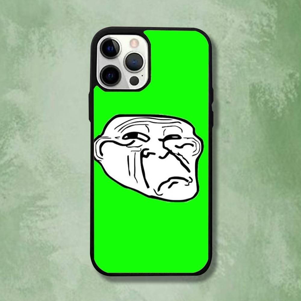 Чехол для телефона-мема T-Trollfaces Comics Для iPhone 16,15,14,13,12,11,Pro,Max,Plus,Mini,SE4,E Магнитный Magsafe Беспроводная зарядка
