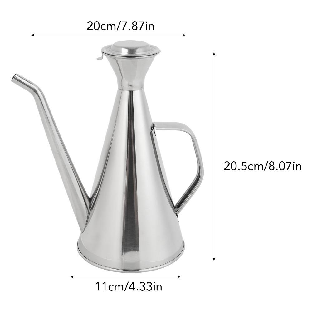 250ml/500ml Stainless Steel Oil Dispenser Olive Oil Dispenser Vinegar Dispensing