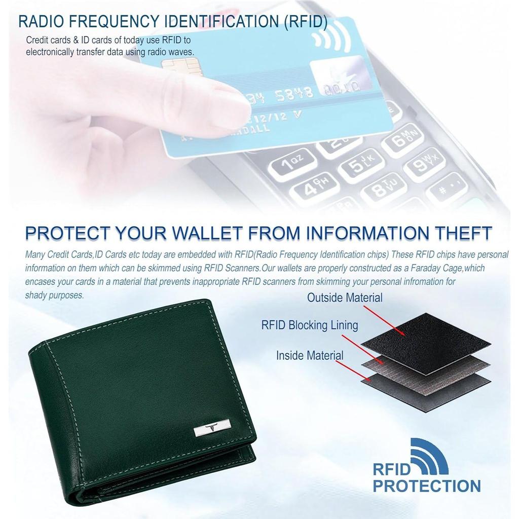 Мужской кошелек из анилиновой кожи Oliver