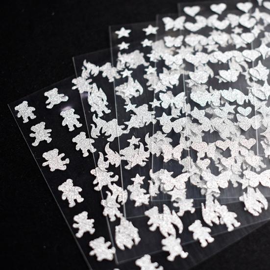 Изысканная наклейка для дизайна ногтей, не выцветающая, гладкая, яркая