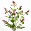 Tall Stem Artificial Pogostemon Stem 3 Head Pogostemon Cablin Fake Patchouli Branch  Holiday Party