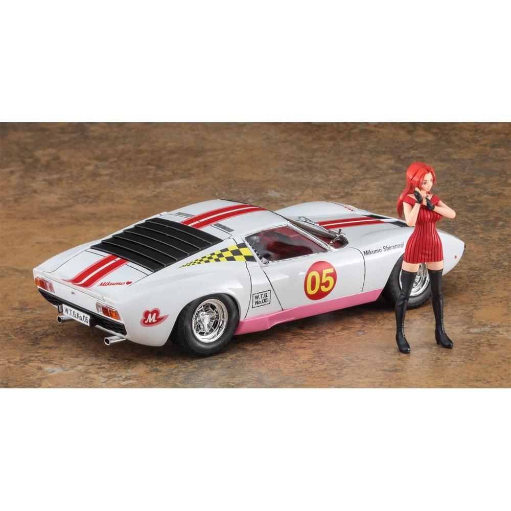 Hasegawa 1/24 Wild Egg Girls Lamborghini Miura P400 SV Ширанами Микумо Пластиковая модель в наборе SP544