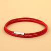 New Red Bracelet Women Double Layer Milanese Ropes Stainless Steel Magnetic Clasp Sports Hand Rope Men Cuff Jewellery