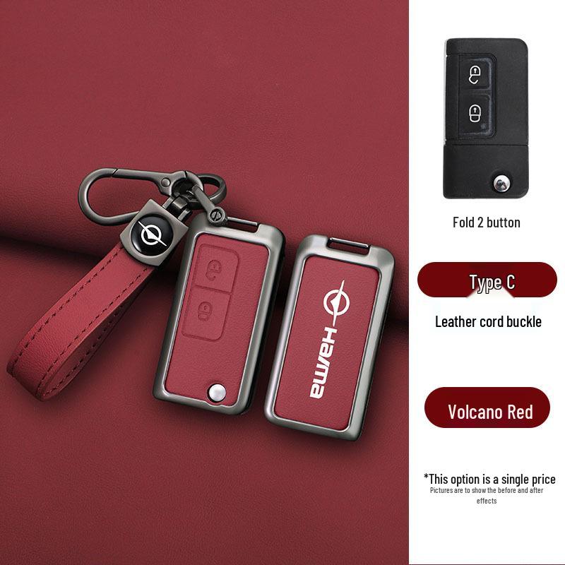 Чехол для ключа автомобиля Haima Knight S7/M5: Металлический корпус 34-го поколения с застежкой для мужчин и женщин