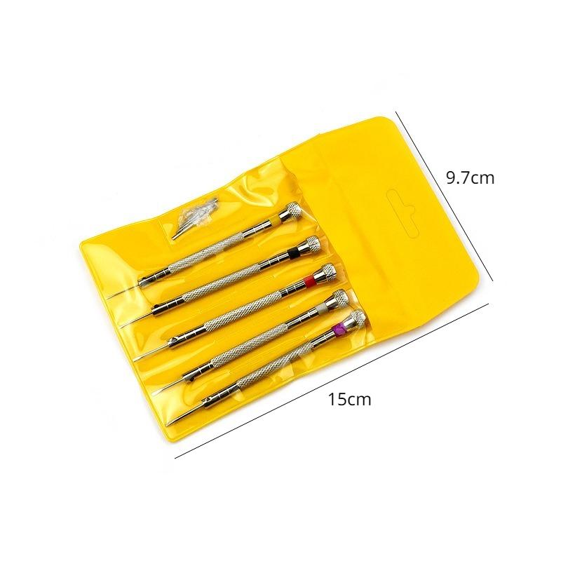 0.8-1.6mm Steel Screwdriver for Watch Repairing Portable Watch Tools Band Removal with Mini Link Pins Watchmaker Tools