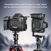 Для Nikon Z6III / Z6II PULUZ 1/4 дюйма Вертикальный Съемный Быстросъемный L-образный кронштейн-основание держатель (черный)