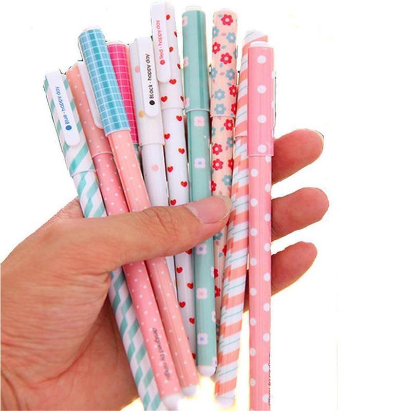 10 шт./набор новинка милый мультфильм гелевая ручка канцелярские принадлежности школьные офисные принадлежности