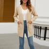 Women's Casual Fashion Comfortable Cardigan Long Sleeve Street Trend Knitted Sweater