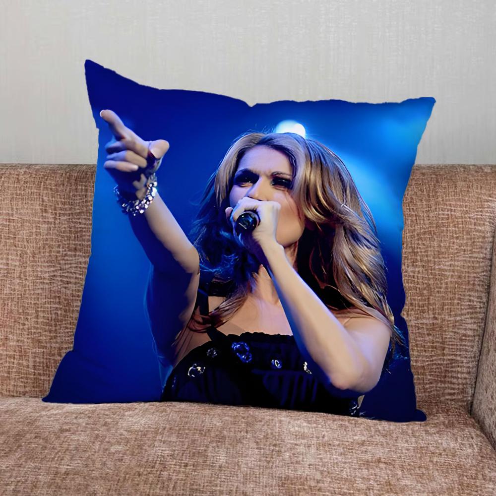 Наволочка Singer C-Celine D-Dion Для Дома Спальни Машины Офиса Декора Гостиной Подушки Дивана Подходящая
