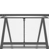 Greenhouse with Foundation Frame Anthracite 224 x 169 x 195 cm Aluminum