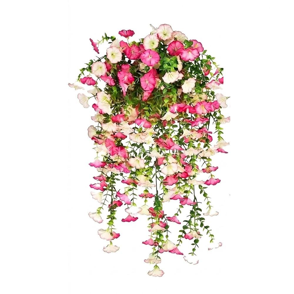 Blooming Flowers Artificial Morning Glory Flowers DIY Balcony Garden