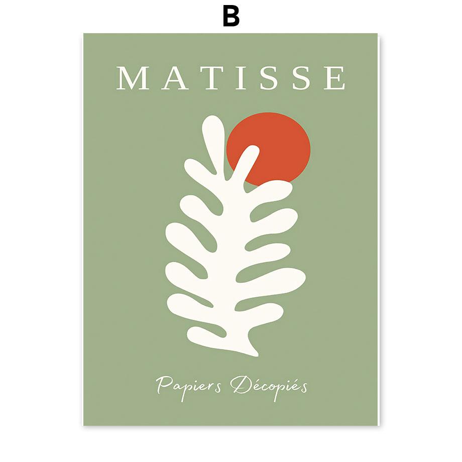 Matisse Bauhaus William Morris Wall Art Poster Decoration Mural Nordic Canvas Painting Wall Pictures Abstract Prints Home Decor
